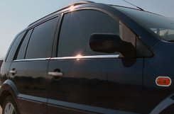 Хром накладки для Ford Fusion окантовка окон нерж Carmos (Турция)
