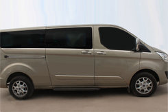 Нижні молдинги стекол (8 шт., Нерж) Коротка база для Ford Custom 2013↗ мм.