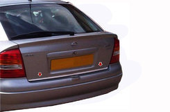 Кромка багажника (нерж) OmsaLine - Італійська нержавійка для Opel Astra G classic 1998-2012рр.