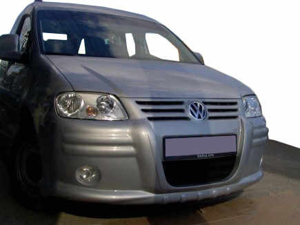 Аеродинамічна накладка на передній бампер для Caddy 2004-2010