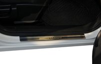 Накладки на пороги (нерж.) 4 шт. для Nissan Qashqai 2014+