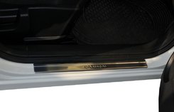 Накладки на пороги (нерж.) 4 шт. для Nissan Qashqai 2006-2013, 2014+