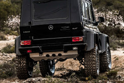 Захист заднього бампера для Mercedes G сlass W463 1990-2018рр.