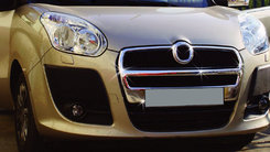 Хром накладки передня решітка (повна) для Fiat Doblo 2010-