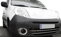 Хром накладки на передній бампер (нерж.) для Renault Kangoo 2008+
