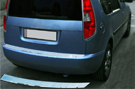 Хром накладка на задній бампер (нерж.) для Skoda Roomster 2004-2010