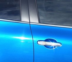 Накладки на ручки (4 шт., нерж.) для Nissan Note 2013↗ мм.