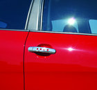 Хром накладки на ручки з дирочками для VW, Skoda нерж Carmos (Туреччина)