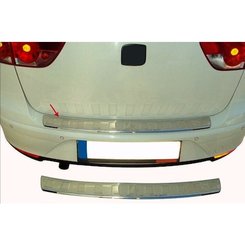 Накладка на задній бампер OmsaLine (XL, нерж) для Seat Altea 2004↗ мм.