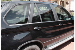 Хром накладки для BMW X5 (1999-2007) окантовка вікон нерж Carmos (Туреччина)
