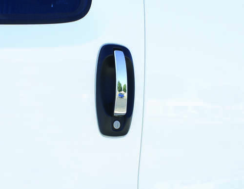 Хром накладки на ручки (4 шт) Carmos для Fiat Doblo 2010-/Opel Combo 2011+