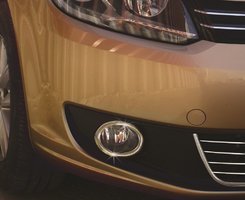 Хром накладки на противотуманки OmsaLine для VW Caddy 2010-