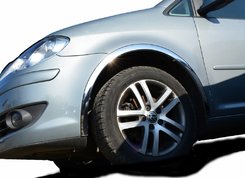 Накладки на арки (4 шт, нерж) 2006-2010 для Volkswagen Touran 2003-2010 рр.