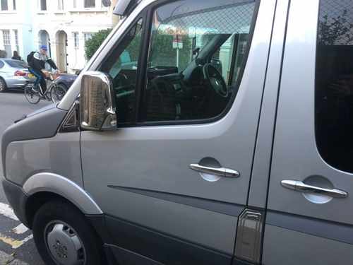 Хром накладки на дзеркала Carmos для Mercedes Sprinter 906, VW Crafter 2006-2017