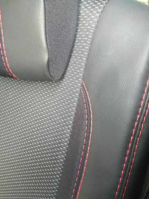 Авточохли (тканина↗кожзам, Premium) Повний салон для Citroen Berlingo 2008-2018 років.