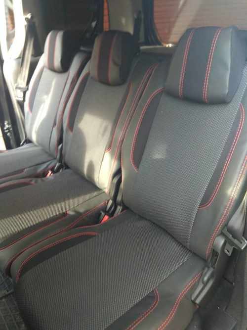 Авточохли (тканина↗кожзам, Premium) Повний салон для Citroen Berlingo 2008-2018 років.