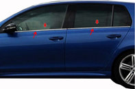 Молдинг скла (4 шт, нерж) для Volkswagen Golf 6