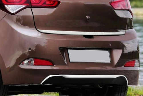 Накладка вторец бампера (нерж.) для Hyundai I-20 2014-2018
