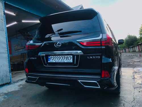 Імітація вихлопної системи TRD на задній бампер для Lexus LX570 / 450d 2016 , 2 шт