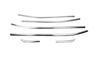 Окантовка вікон (6 шт, нерж.) OmsaLine - Італійська нержавійка для Jeep Renegade