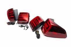 Задні LED ліхтарі 2016-2021 (RED-Sequential) для Nissan Armada 2016↗ мм.