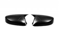 Накладки на дзеркала без вирізу під поворот BMW-style (2 шт) для Hyundai I-30 2012-2017рр.