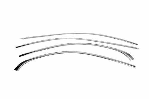 Повна окантовка вікон (нерж) для Mercedes E-сlass W213 2016 ↗︎ мм.