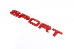 Напис Sport (червона) для Range Rover Sport 2005-2013рр.