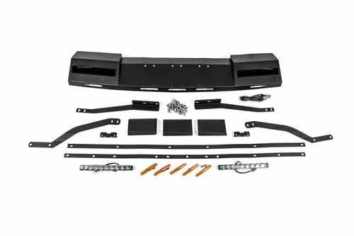 Козирок лобового скла під багажник DAKAR (LED) для Volkswagen Amarok