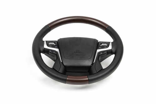 Кермо в зборі (темне дерево) для Toyota Land Cruiser 200 / Prado 150