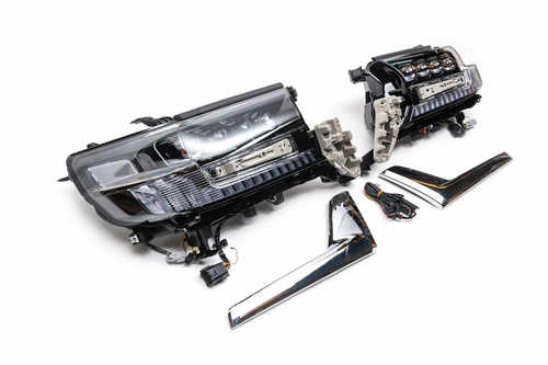 Передні фари Executive Black (Bugatti) Toyota Land Cruiser 200 2016-
