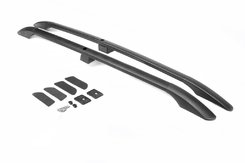 Рейлинги Черные Макси база, Пластиковые ножки для Ford Connect 2002-2006 гг.