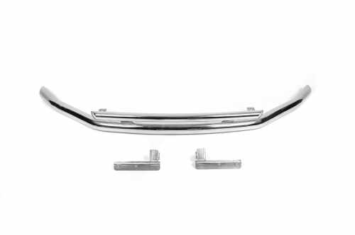 Передний двойной ус ST014 (нерж) 60/42 мм для Nissan Qashqai 2010-2014 .