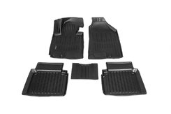 Килимки Stingray 3D (5 шт, поліуретан) для Kia Sportage, Hyundai IX35 2010-2015 рр.
