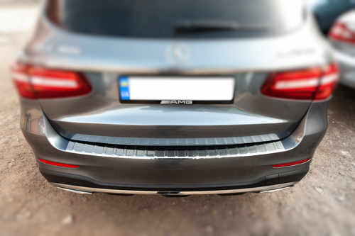 Накладка на задній бампер (нерж) для Mercedes GLC X253 2015-2019