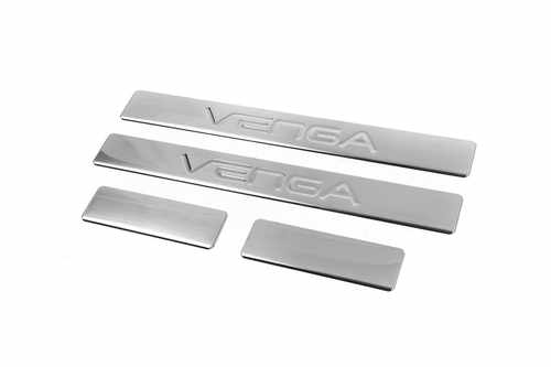 Накладки на пороги OmsaLine (4 шт., нерж.) для Kia Venga