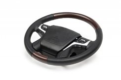 Руль в сборе (темное дерево) для Toyota Land Cruiser 200 / Prado 150