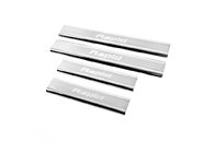 Накладки на пороги Carmos (4 шт, нерж) для Skoda Rapid 2012↗ мм.