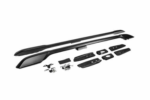Рейлінги Toyota Land Cruiser Prado 150 Чорні посилені