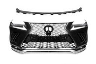 Бампер з гратами в рестайлінг дизайні для Lexus NX