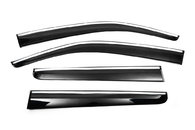 Вітровики з хромом (4 шт., Sunplex Chrome) для Volkswagen Amarok