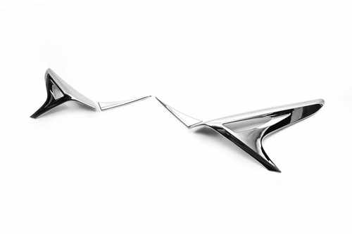 Накладки на стопи (2 шт, ABS) для Lexus NX