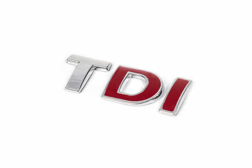 Напис Tdi Під оригінал, Червона І для Volkswagen Golf 5