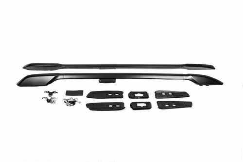 Рейлінги Toyota Land Cruiser Prado 150 Чорні посилені