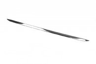 Кромка багажника Чорний Хром (нерж) для Nissan Qashqai 2014-2021рр.