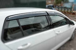 Вітровики з хромом HB (4 шт., Sunplex Chrome) для Volkswagen Golf 7