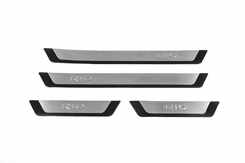 Накладки на пороги Flexill (4шт, нерж) RIO для Kia Rio 2012-2017 рр.