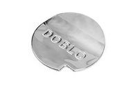 Накладка на лючок бензобака Carmos (нерж.) для Fiat Doblo III nuovo 2010↗ та 2015↗ мм.