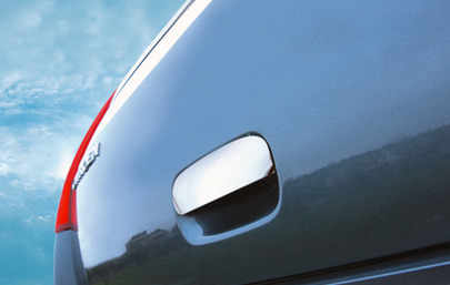 Хром нак-ка на ручку двері баг-ка (нерж.)(HB) для Citroen C4 2005-2010
