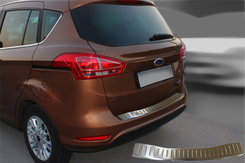 Накладка на задній бампер OmsaLine (нерж.) для Ford B-Max 2012↗ мм.